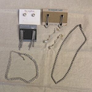 Silver Jewelry Set by